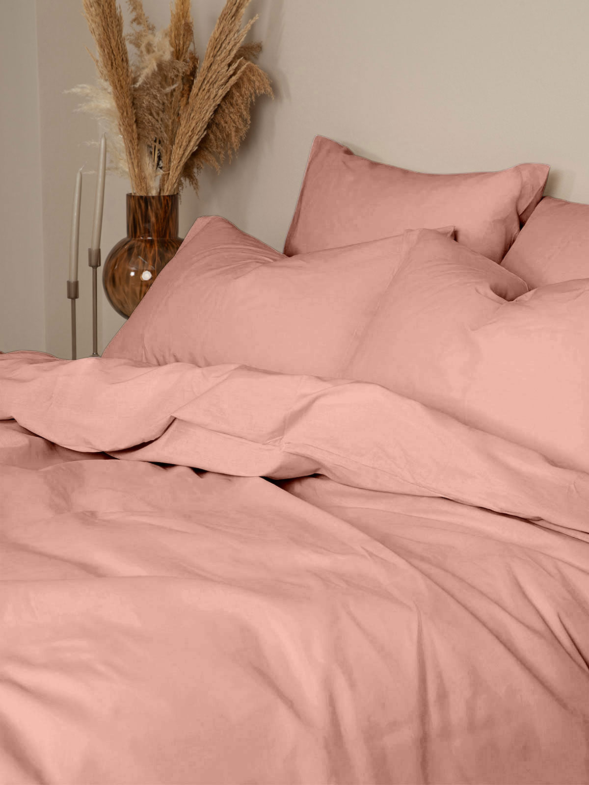 Παπλωματοθήκη Cotton Feelings 116 Light Pink Υπέρδιπλη (230x250) από την εταιρεία Sunshine Home