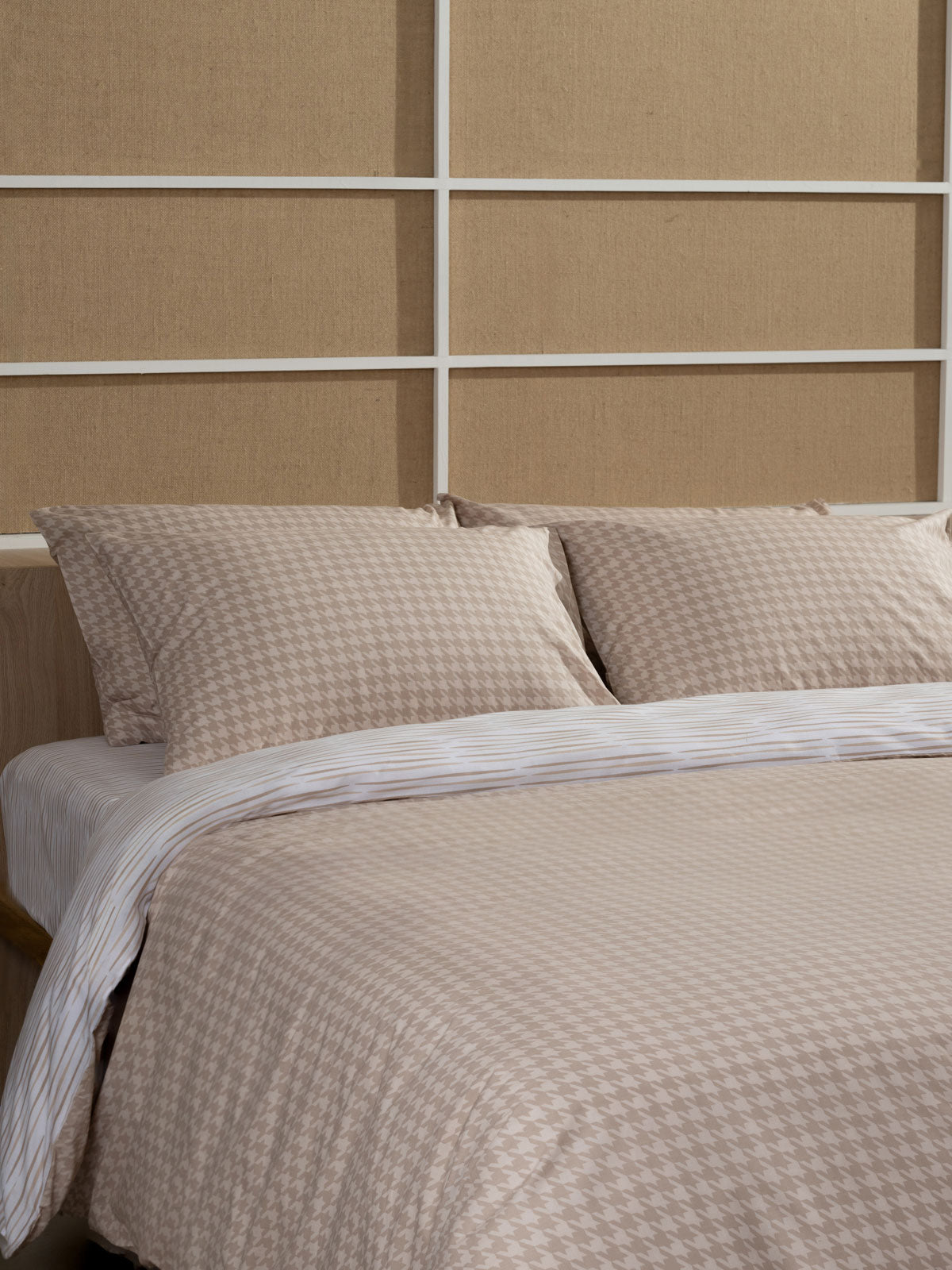 Παπλωματοθήκη Cotton Feelings 2064 Beige Υπέρδιπλη (230x250) από την εταιρεία Sunshine Home