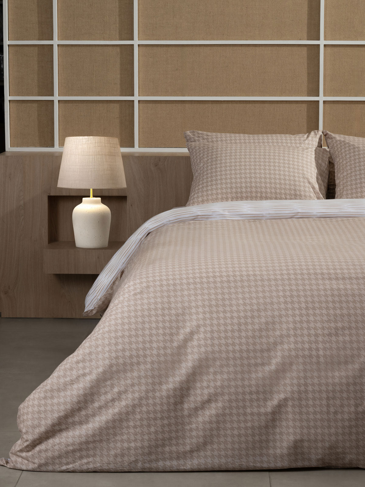 Παπλωματοθήκη Cotton Feelings 2064 Beige Υπέρδιπλη (230x250) από την εταιρεία Sunshine Home