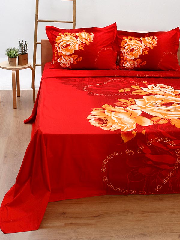 Σετ Παπλωματοθήκη Satin Εμπριμέ 380 Υπέρδιπλη (230x250) από την εταιρεία Sunshine Home