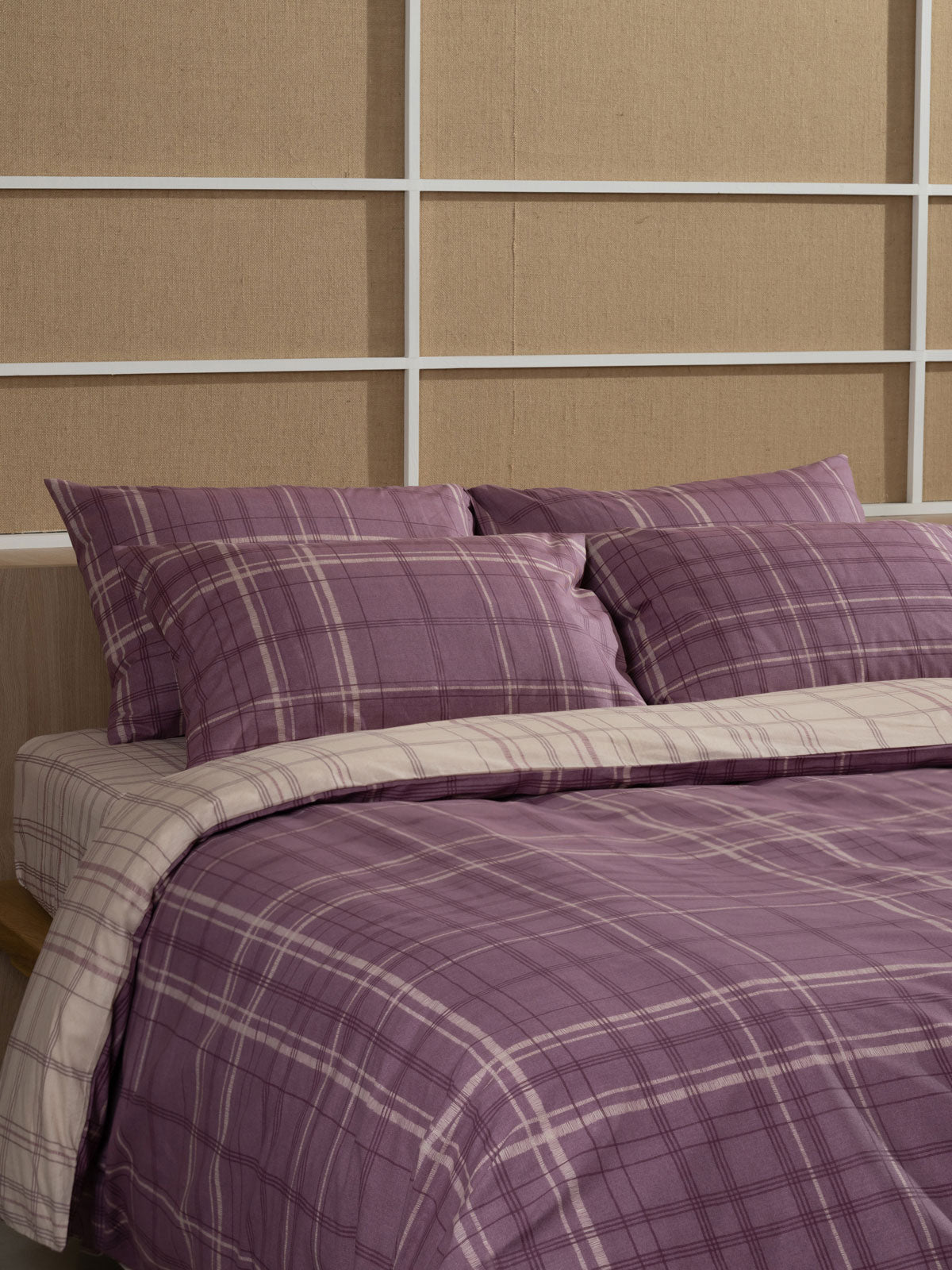 Παπλωματοθήκη Cotton Feelings 2066 Mauve Μονή (170x250) από την εταιρεία Sunshine Home