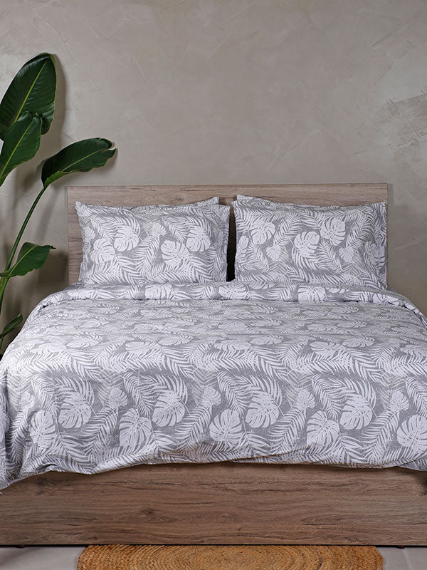 Παπλωματοθήκη Cotton Feelings 2038 Grey Διπλή (200x250) από την εταιρεία Sunshine Home