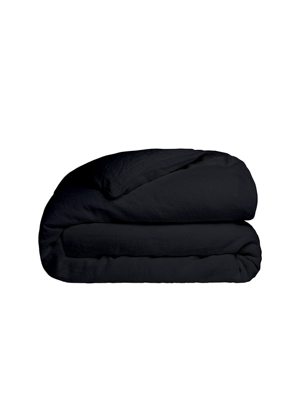 Παπλωματοθήκη Cotton Feelings 111 Black Υπέρδιπλη (230x250) από την εταιρεία Sunshine Home