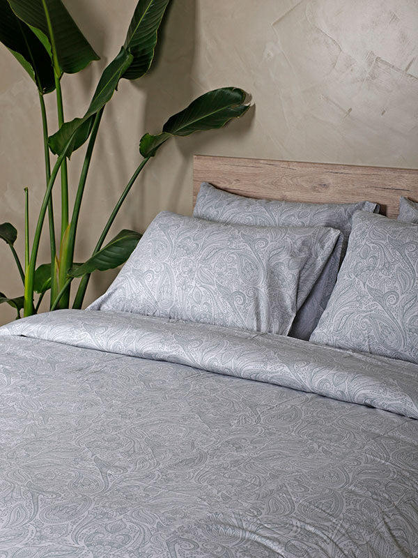 Παπλωματοθήκη Cotton Feelings 2040 Grey Υπέρδιπλη (230x250) από την εταιρεία Sunshine Home