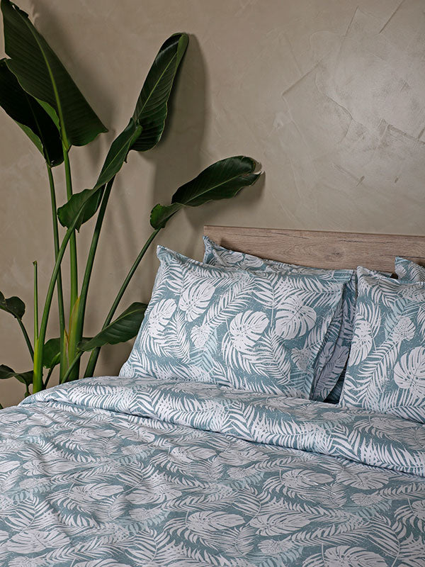 Παπλωματοθήκη Cotton Feelings 2038 Aqua Υπέρδιπλη (230x250) από την εταιρεία Sunshine Home