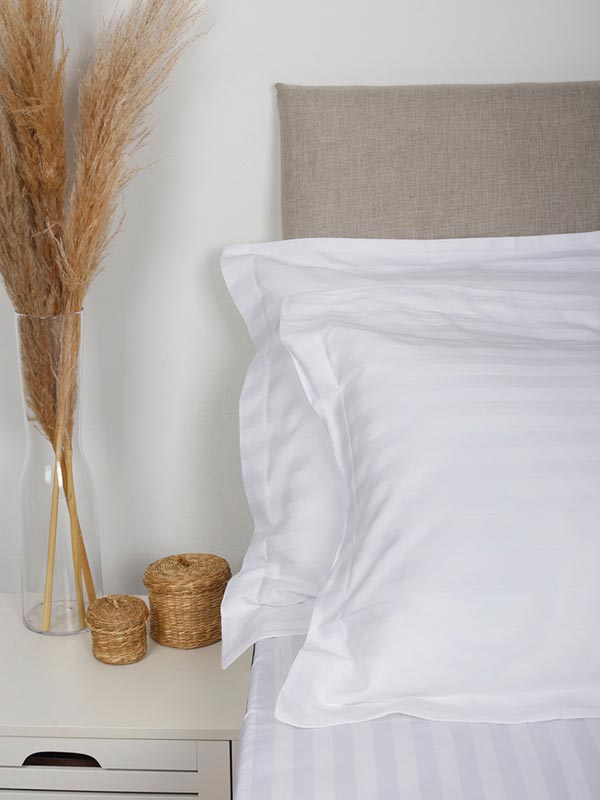 Παπλωματοθήκη CVC ριγέ Bianca 165x240 από την εταιρεία Sunshine Home