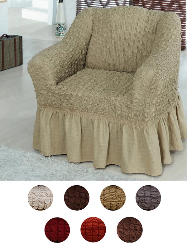 Κάλυμμα σαλονιού Γκοφρέ Mocha από την εταιρεία Sunshine Home