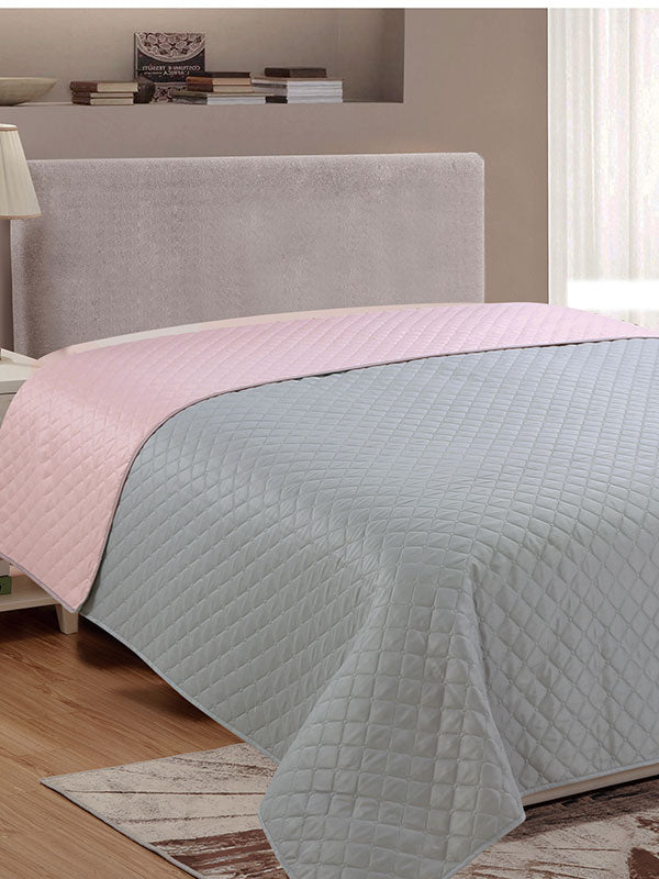 Κουβερλί Fiber Grey/Pink Μονό (160x220) από την εταιρεία Sunshine Home