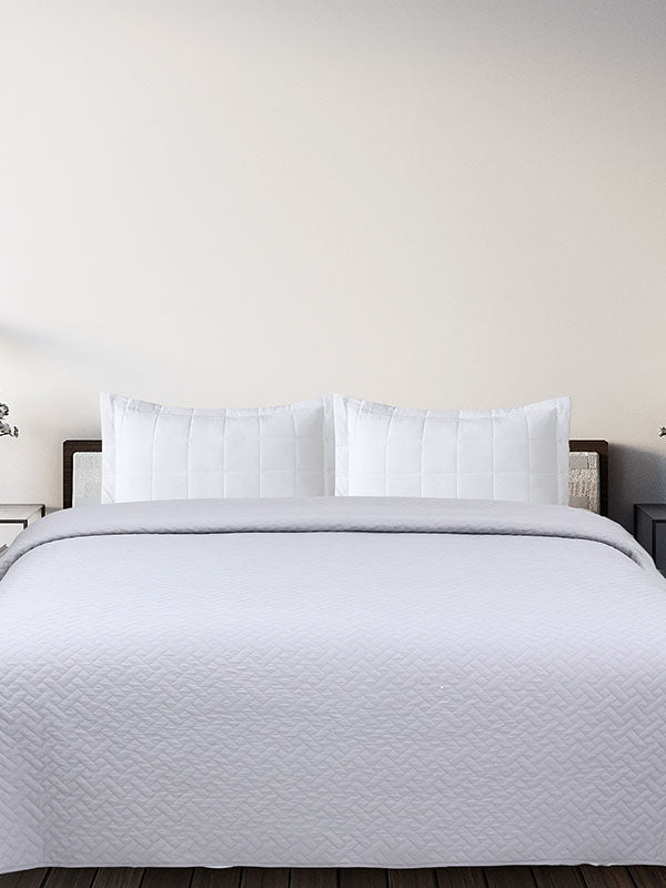 Κουβερλί Voielo Light Grey Υπέρδιπλο (220x240) από την εταιρεία Sunshine Home