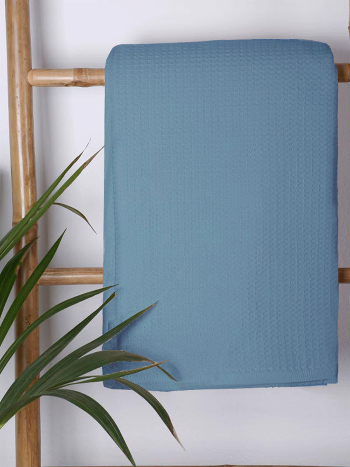 Κουβέρτα πικέ cotton Blue Μονή (165x265)