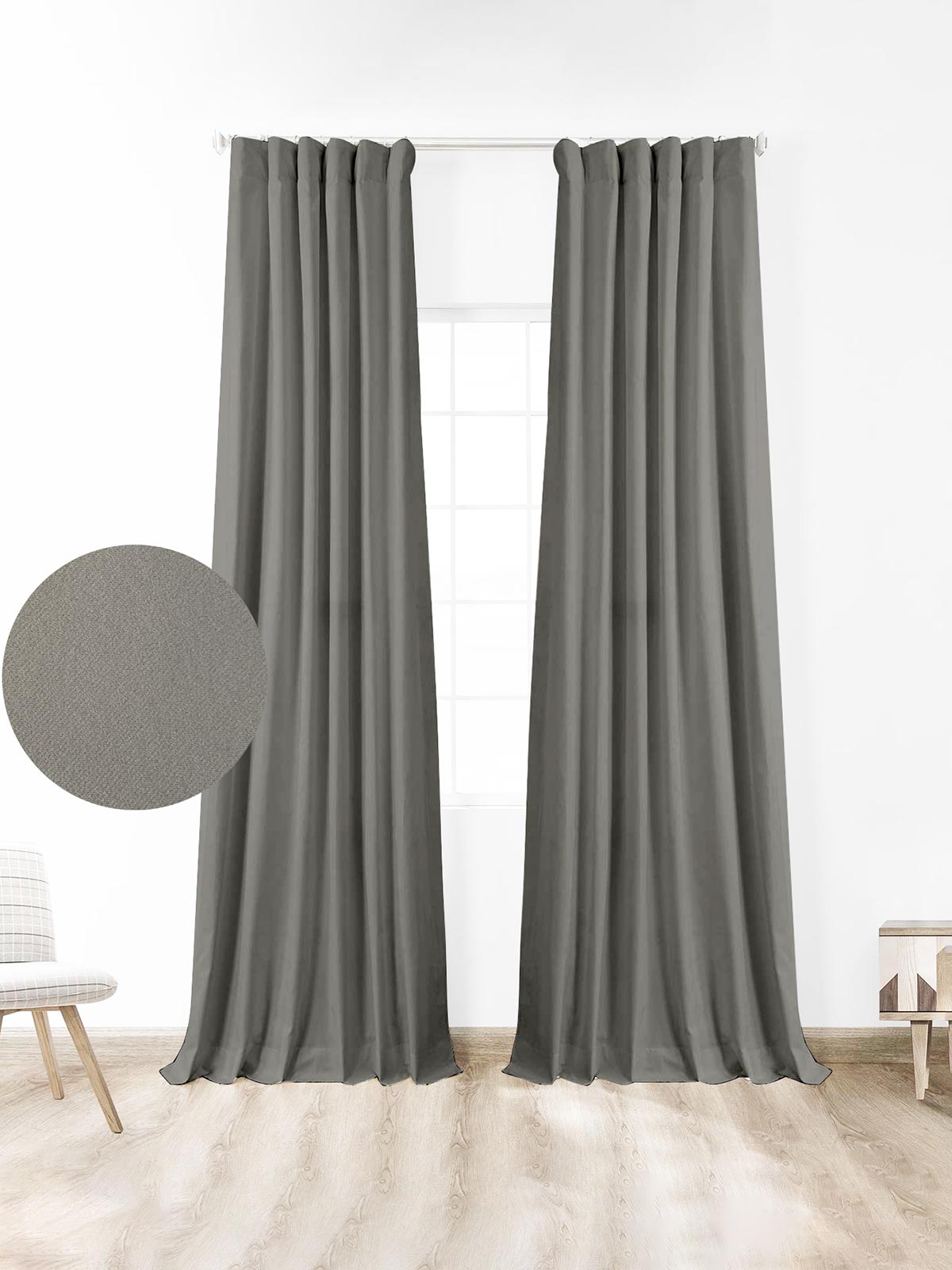 Κουρτίνα μπλακάουτ Lago Grey 145×280 από την εταιρεία Sunshine Home