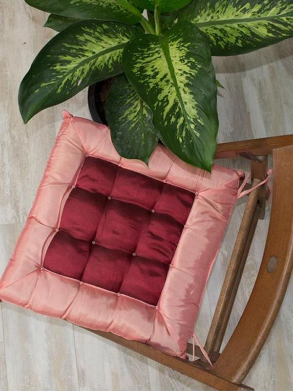 Μαξιλάρι Καρέκλας Φουσκωτό Pink 40x40 από την εταιρεία Sunshine Home