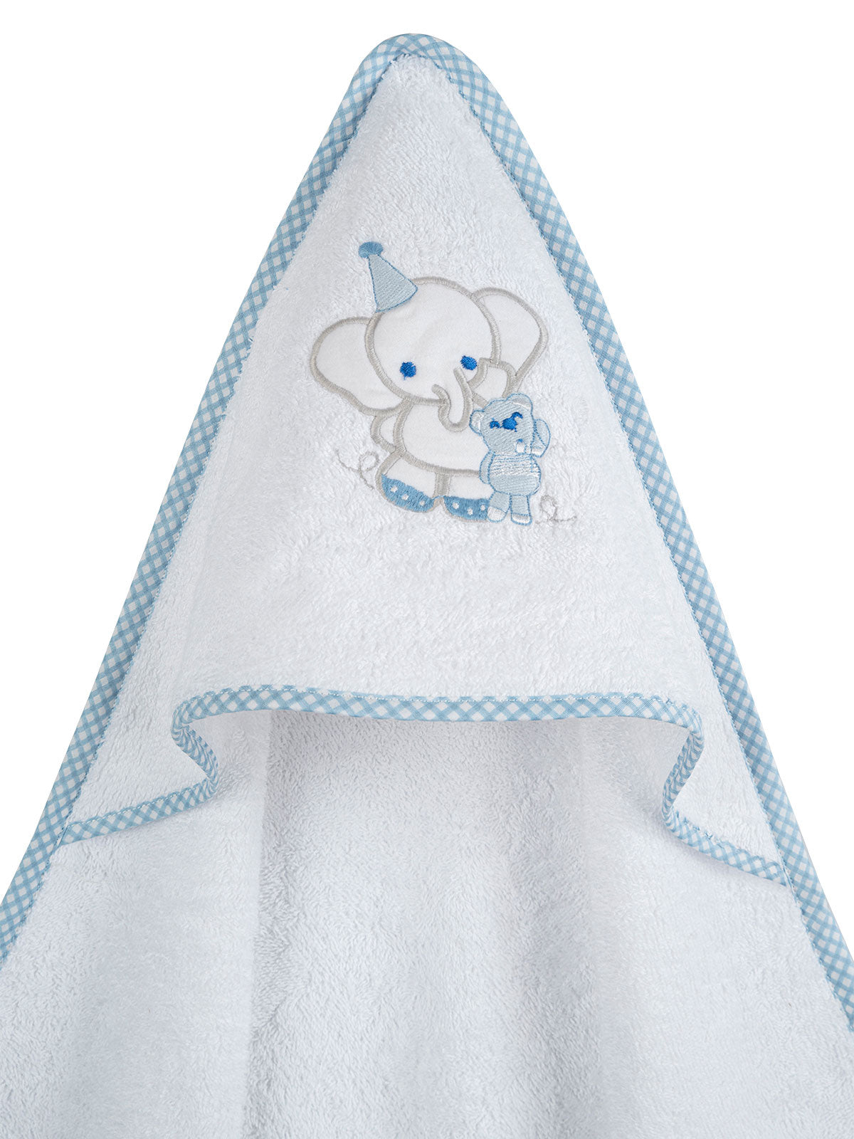 Κάπα κεντητή Elephant Blue 75x75 από την εταιρεία Sunshine Home
