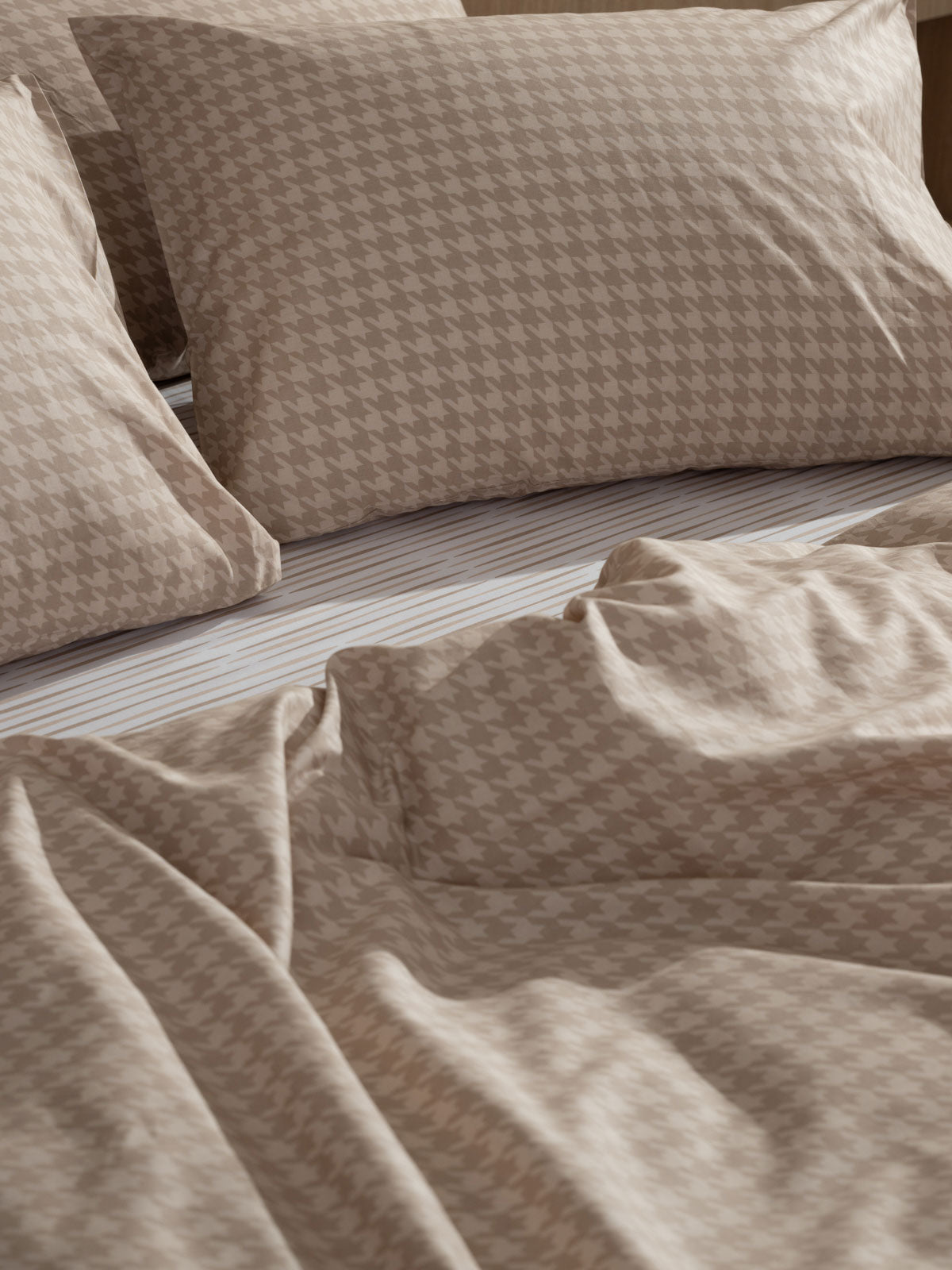 Μαξιλαροθήκες Cotton Feelings 2064 Beige 50x70 από την εταιρεία Sunshine Home