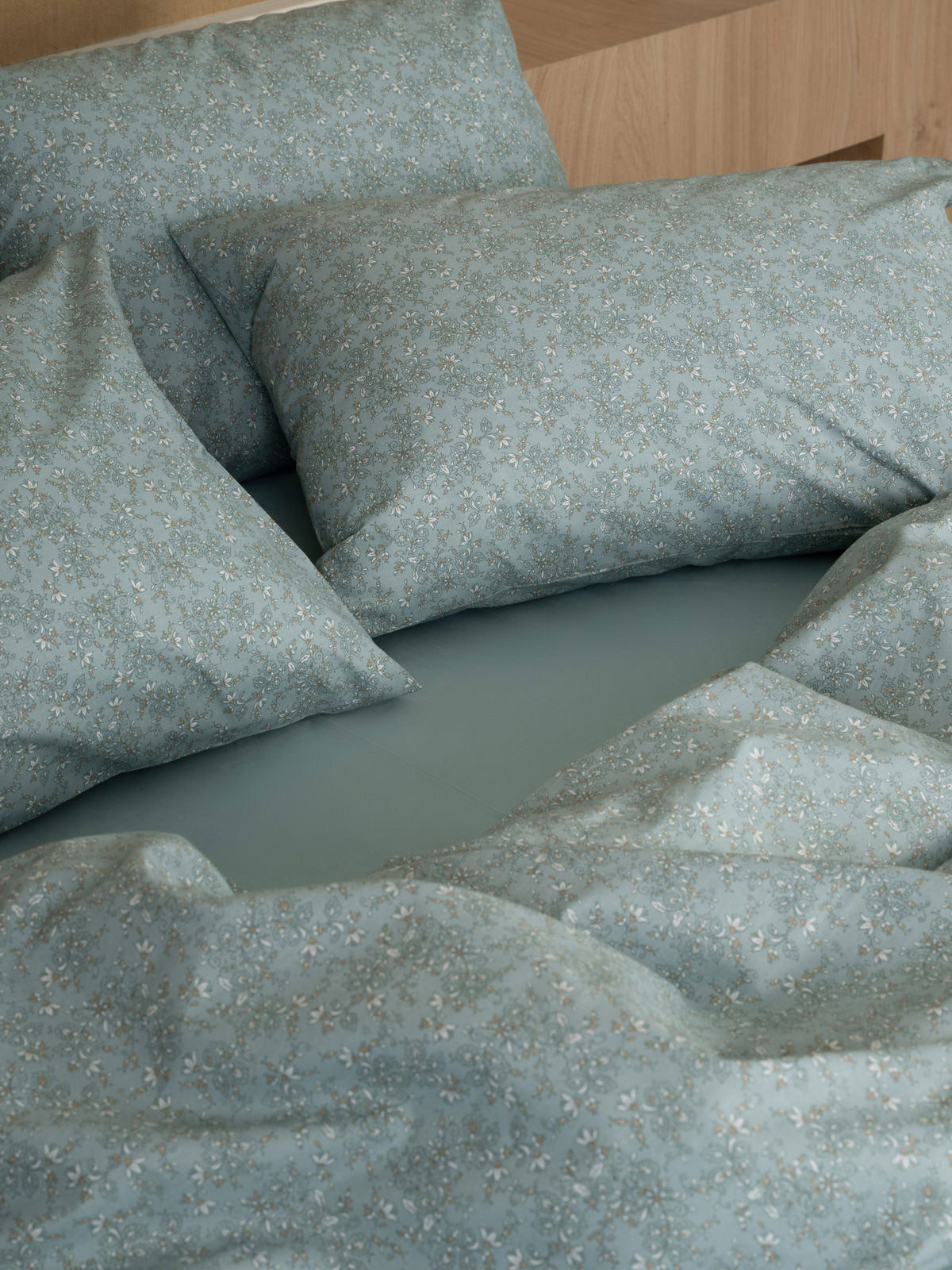 Μαξιλαροθήκες Cotton Feelings 928 Aqua 50x70 από την εταιρεία Sunshine Home