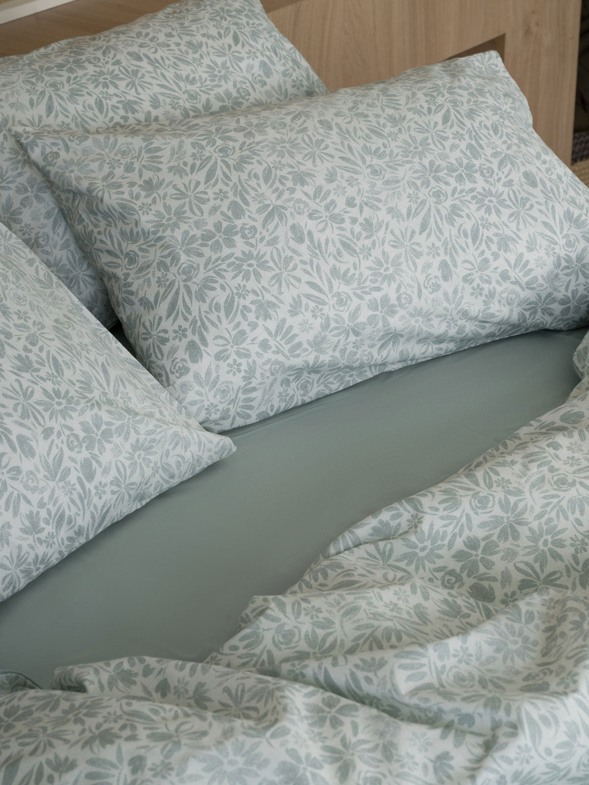 Μαξιλαροθήκες Cotton Feelings 2070 Aqua 50x70 από την εταιρεία Sunshine Home
