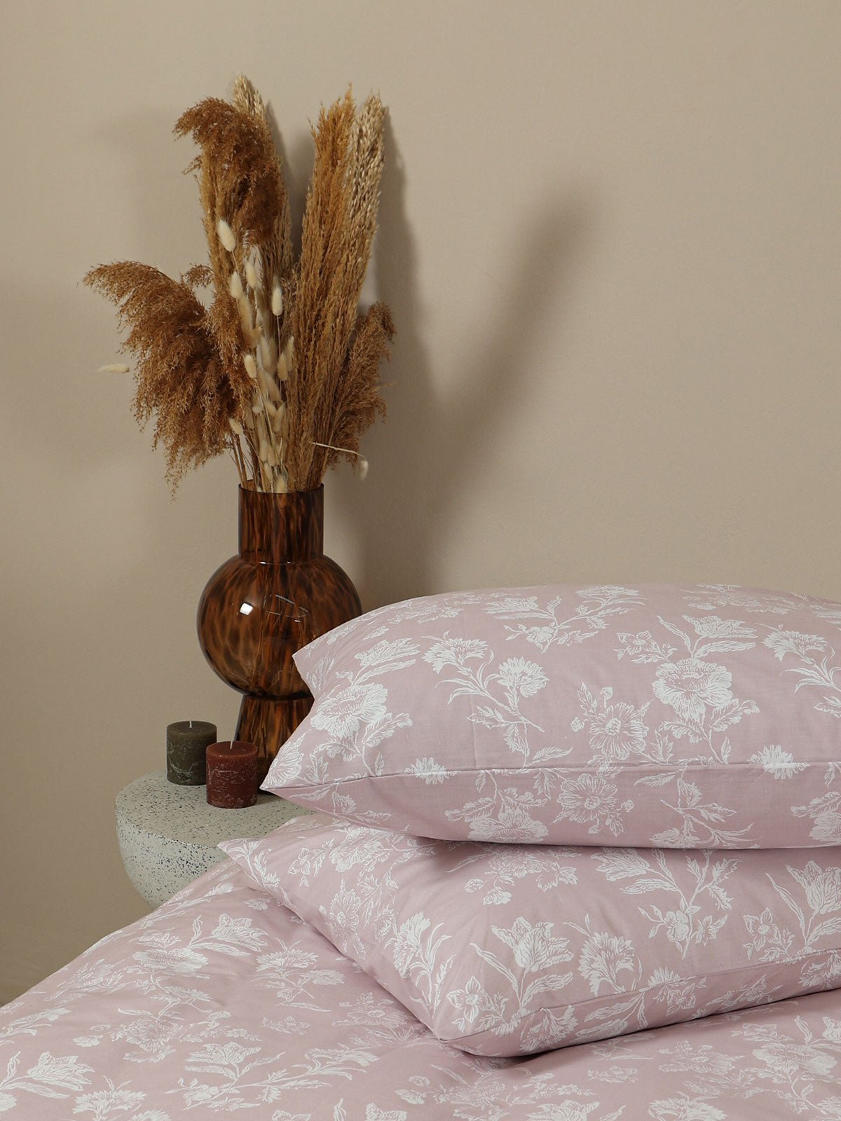 Μαξιλαροθήκη Menta Εμπριμέ 340 Lila 50x70 από την εταιρεία Sunshine Home