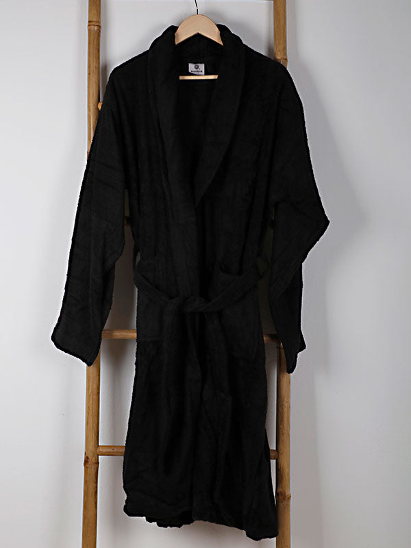 Μπουρνούζι Sato Black Medium από την εταιρεία Sunshine Home