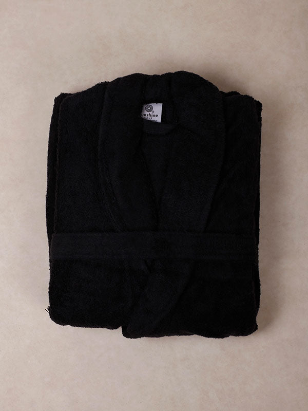 Μπουρνούζι Sato Black Medium από την εταιρεία Sunshine Home