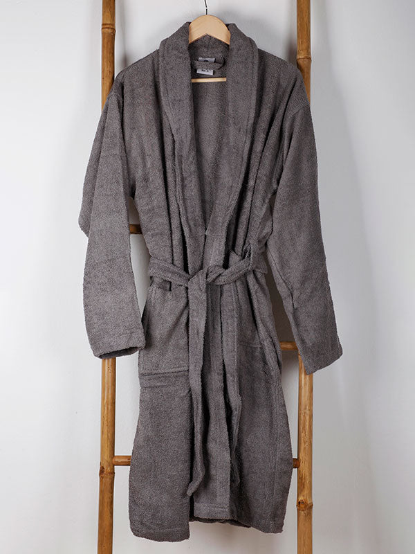 Μπουρνούζι Sato Grey Medium από την εταιρεία Sunshine Home