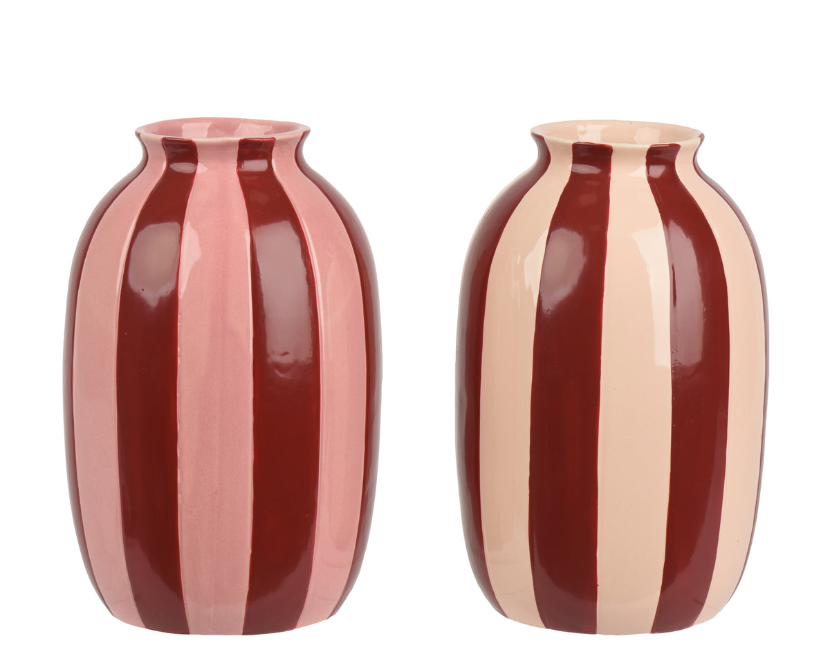Χριστουγεννιάτικο Διακοσμητικό Βάζο Stoneware Ø13,6 x 21 cm