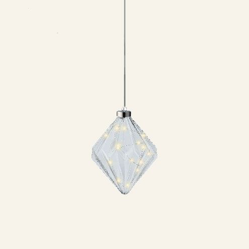 ΦΑΝΑΡΙ ΕΣΩΤΕΡΙΚΟΥ ΧΩΡΟΥ ΔΙΑΜΑΝΤΙ 16 CM ΜΕ LED (800454)