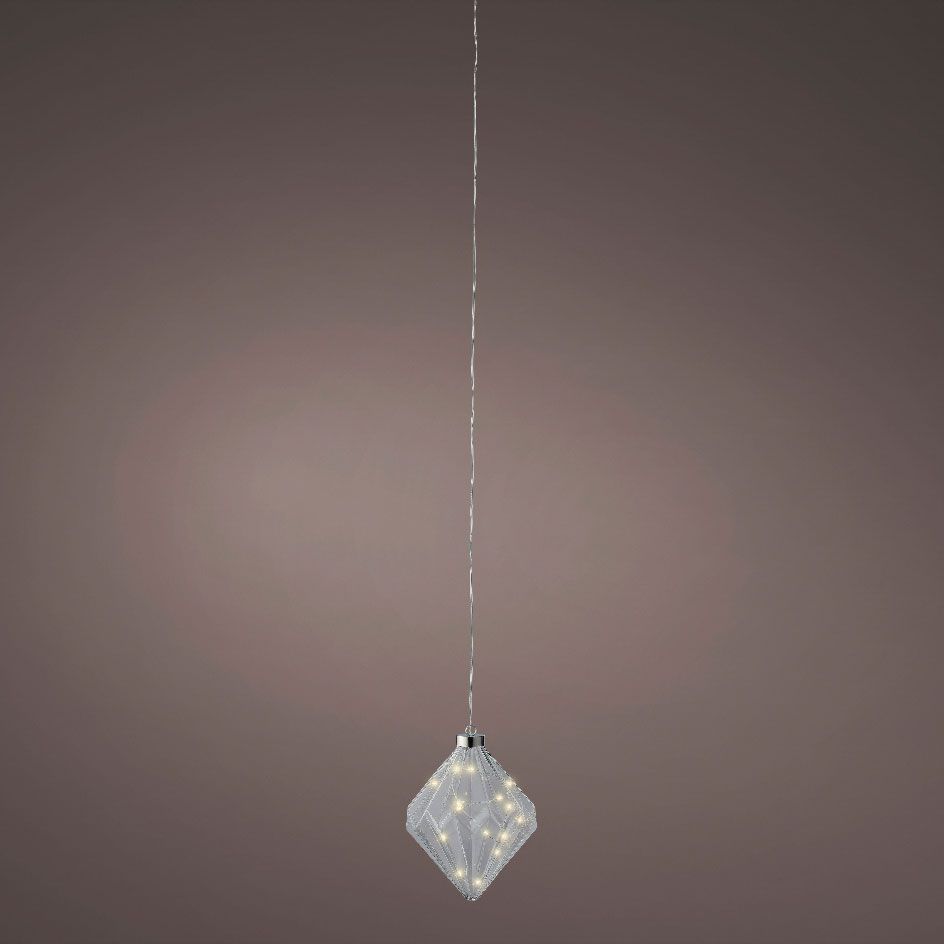 ΦΑΝΑΡΙ ΕΣΩΤΕΡΙΚΟΥ ΧΩΡΟΥ ΔΙΑΜΑΝΤΙ 16 CM ΜΕ LED (800454)