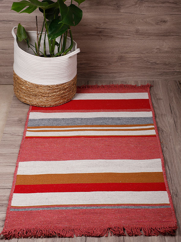 Πατάκι υφαντό Peny Red 70x120 από την εταιρεία Sunshine Home