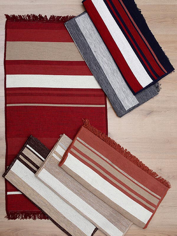 Πατάκι υφαντό Peny Red 70x120 από την εταιρεία Sunshine Home