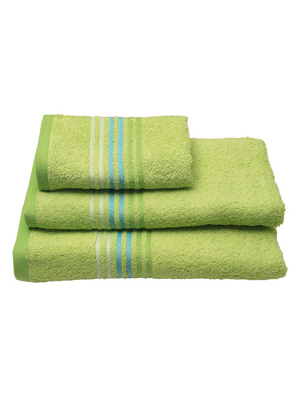Πετσέτα πενιέ Stripes Green Προσώπου (50x100) από την εταιρεία Sunshine Home