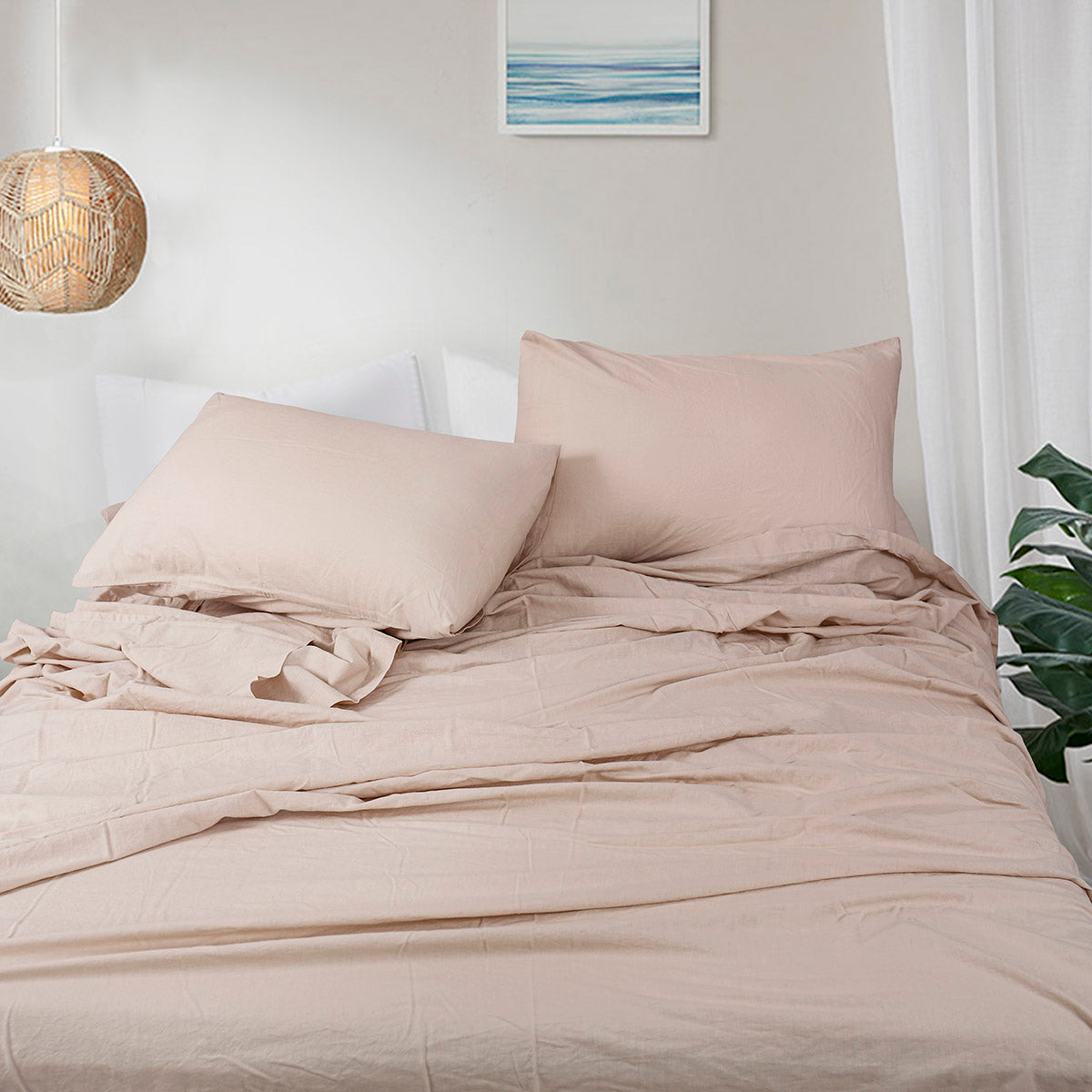 Σετ παπλωματοθήκη υπέρδιπλη Hilton Art 11151 230x250 Μπεζ Default Title από την εταιρεία Beauty Home