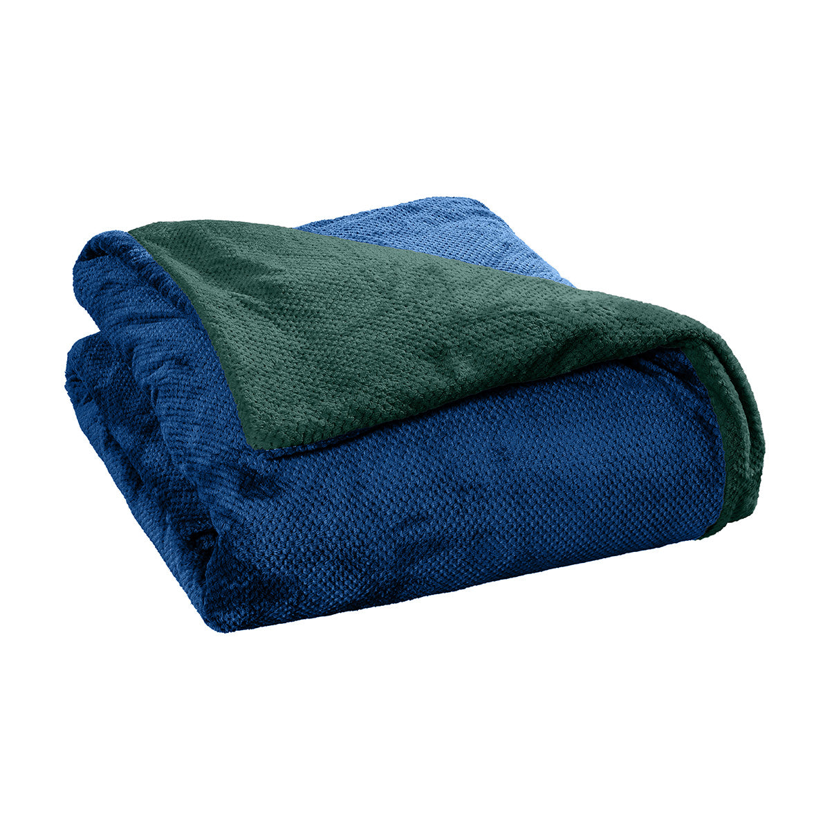 Παπλωματοθήκη υπέρδιπλη διπλής όψεως Art 11602 Jacquard fleece 700gsm Fiesta Plus (11602ΠΘΥΔ-Blue-Green)