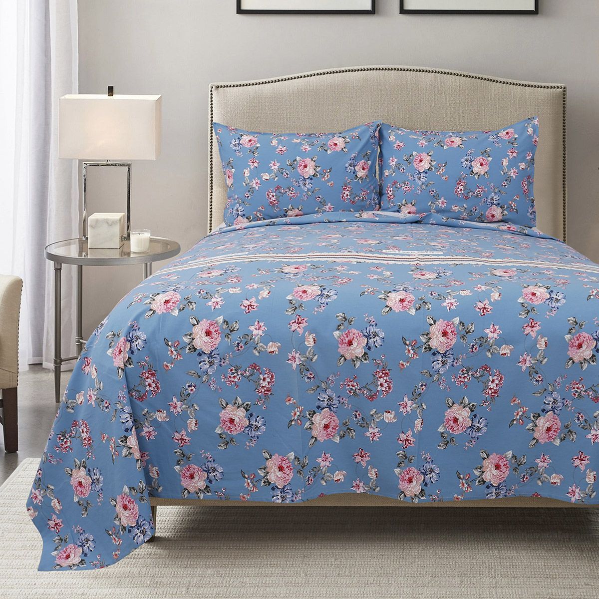 Σετ σεντόνια Cotton Brushed Sheraton Art 12003