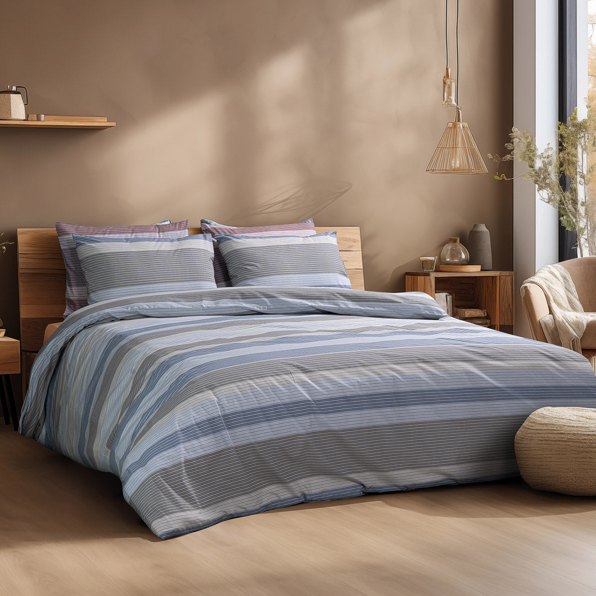 Σετ κουβερλί υπέρδιπλο Mae Αrt 12084 220x240 Σιελ από την εταιρεία Beauty Home