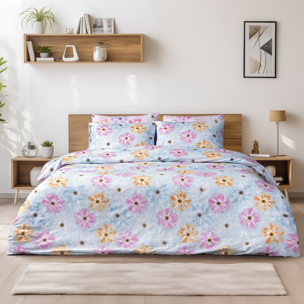 Σετ σεντόνια King size Hawai Art 12088 270x260 Σιελ από την εταιρεία Beauty Home