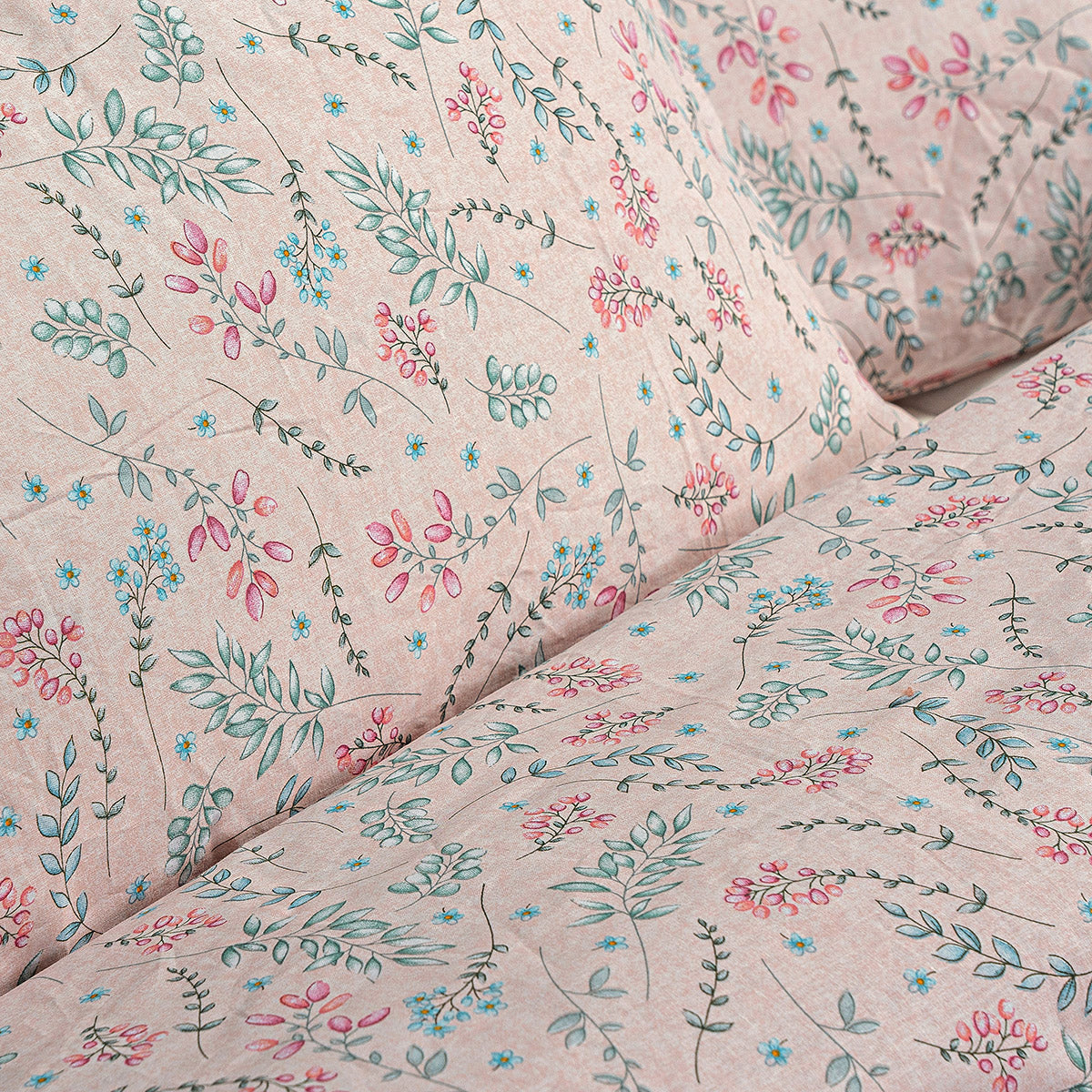 Σετ παπλωματοθήκη υπέρδιπλη Cousine Art 12180 230x250 Σομόν Default Title από την εταιρεία Beauty Home