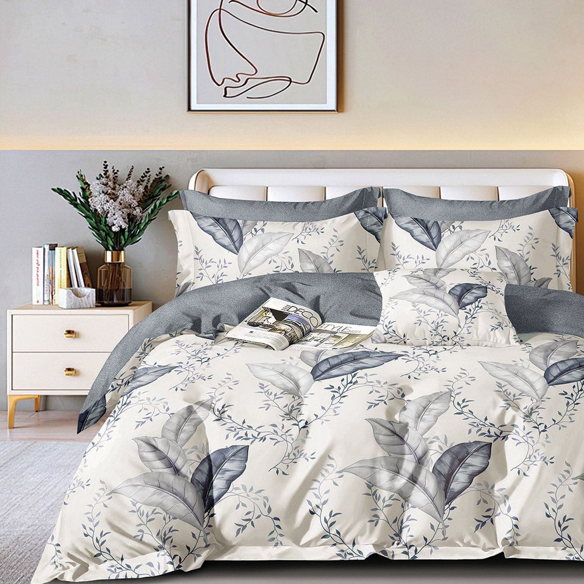 Σετ σεντόνια υπέρδιπλα με λάστιχο Art 12278 Argenta 165x200+30