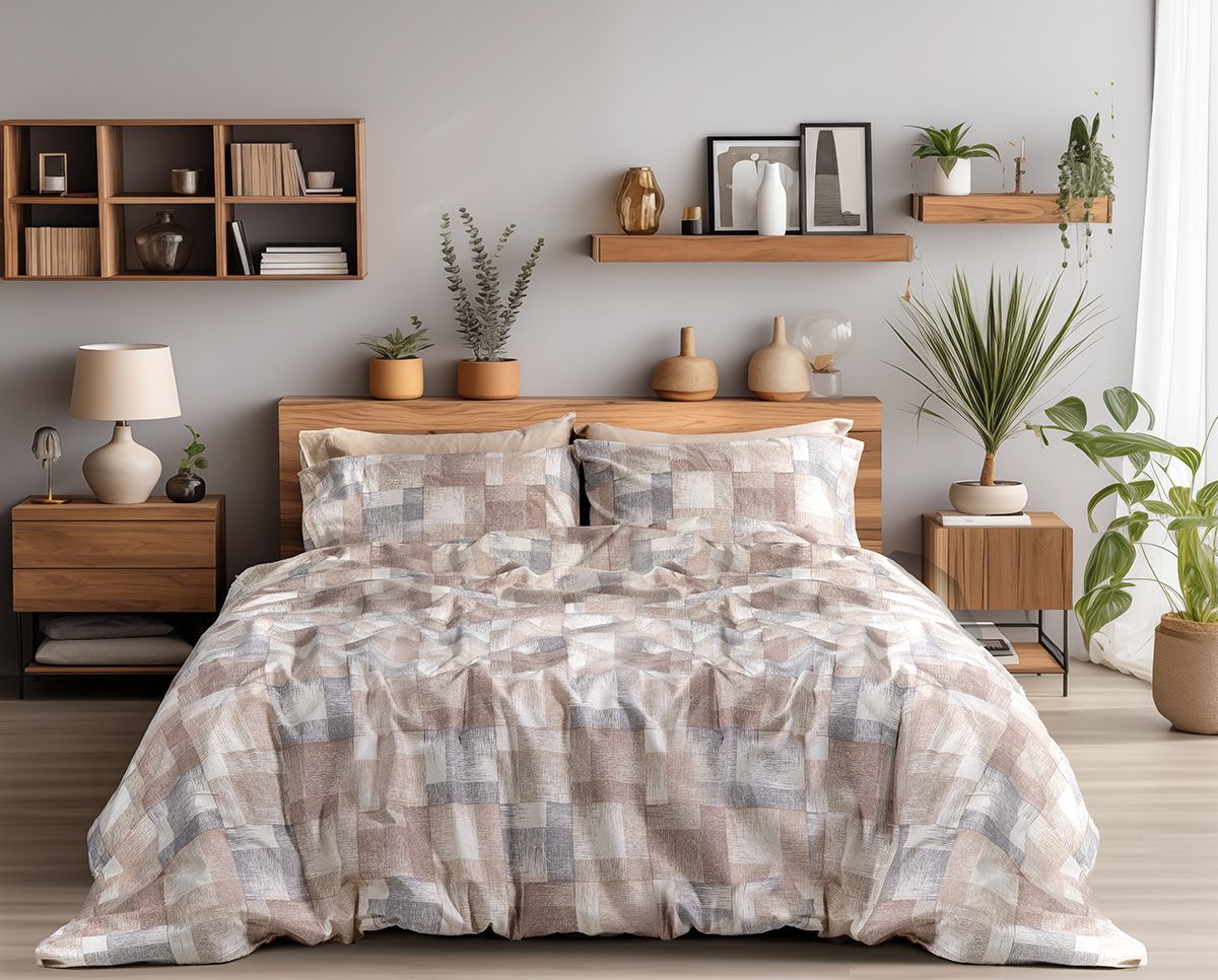 Σετ παπλωματοθήκη φανελένια μονή Renoir Art 12338
