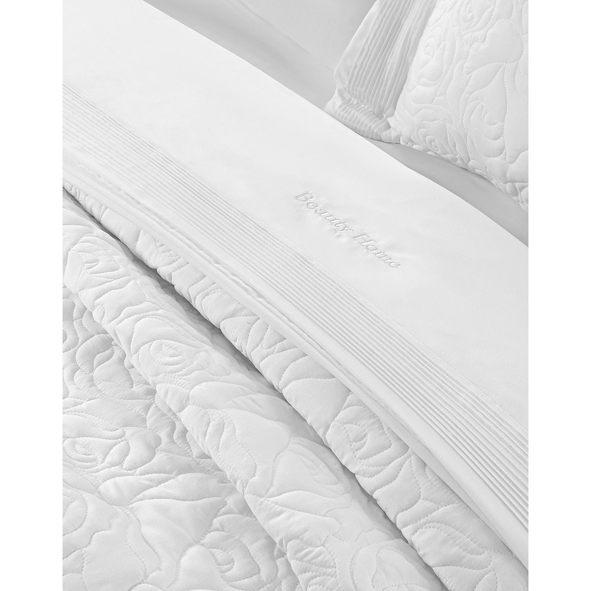Σετ κουβερλί υπέρδιπλο Rose Art 12500 230x250 Λευκό από την εταιρεία Beauty Home