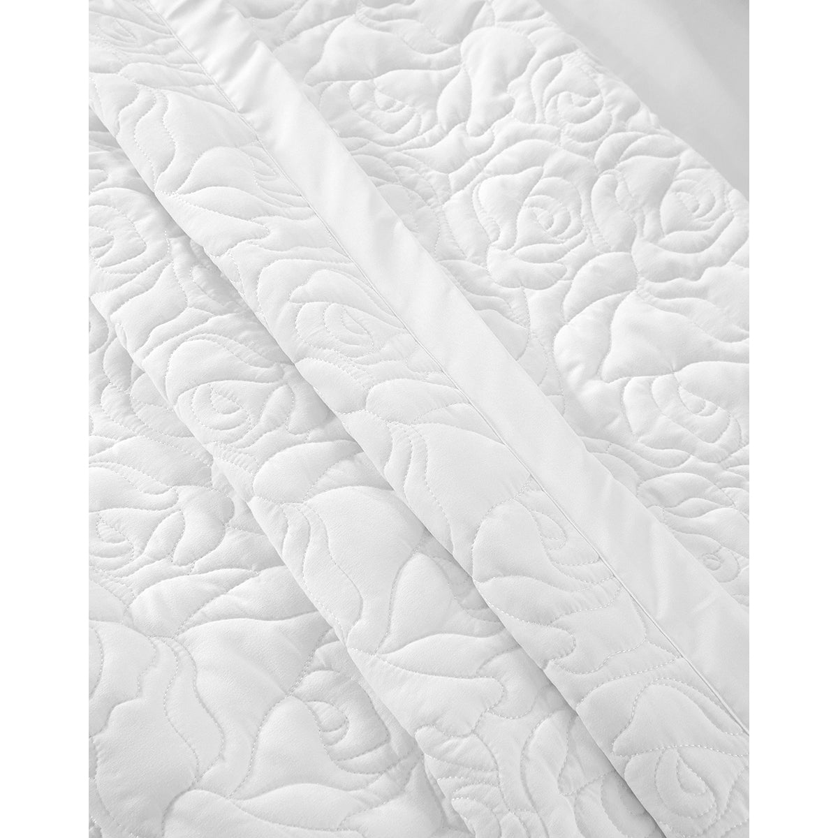 Σετ κουβερλί υπέρδιπλο Rose Art 12500 230x250 Λευκό από την εταιρεία Beauty Home
