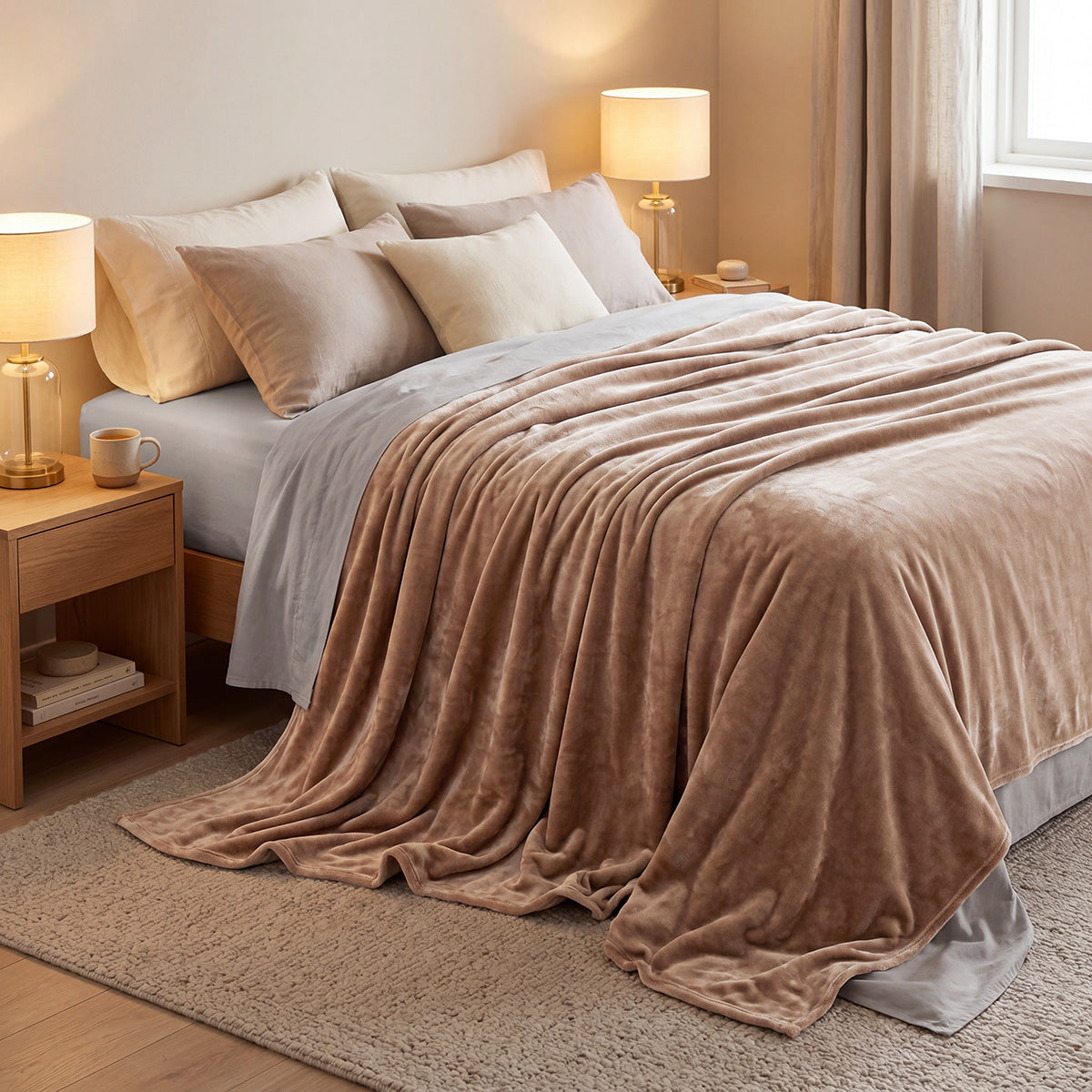 Κουβέρτα Velora Art 12550 100% polyester super soft 550gsm