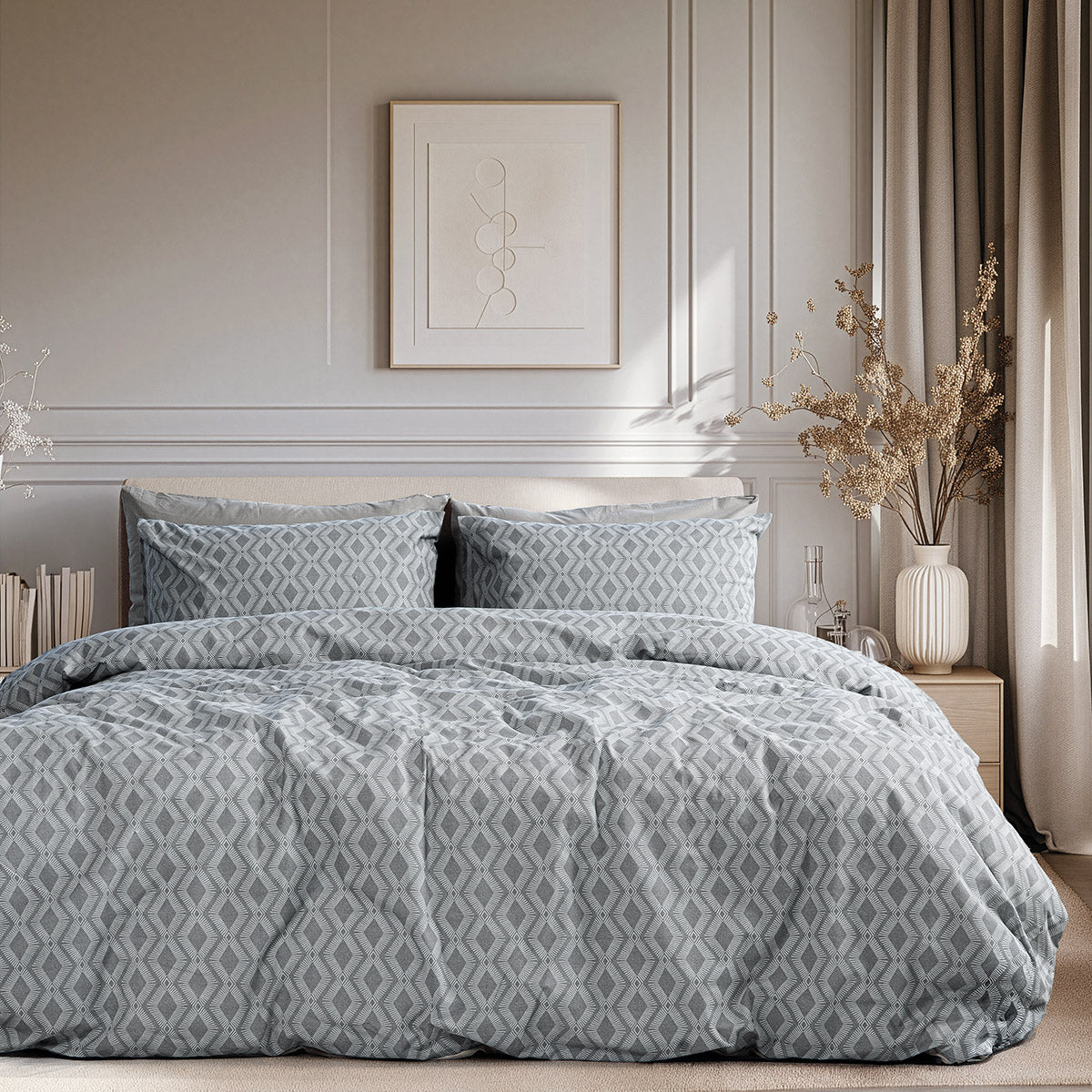 Σετ σεντόνια King size Moments Art 12564