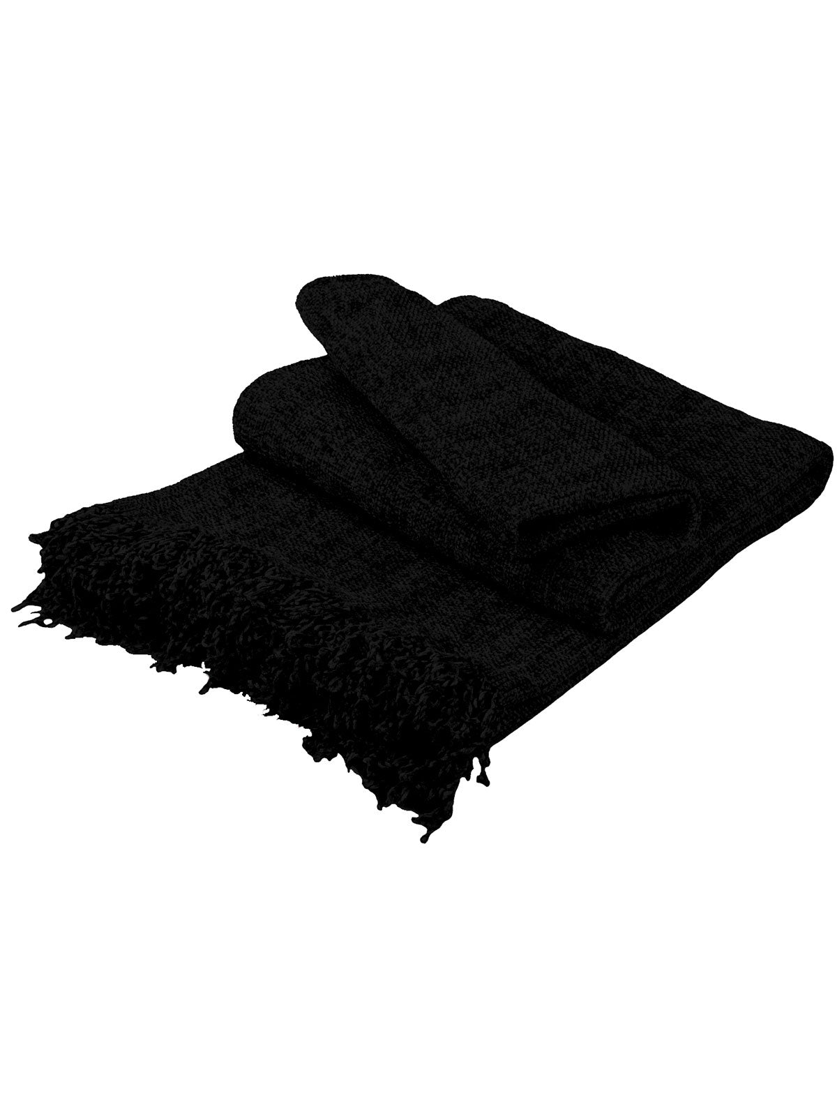 Ριχτάρι Σενίλ Black Μονοθέσιο από την εταιρεία Sunshine Home