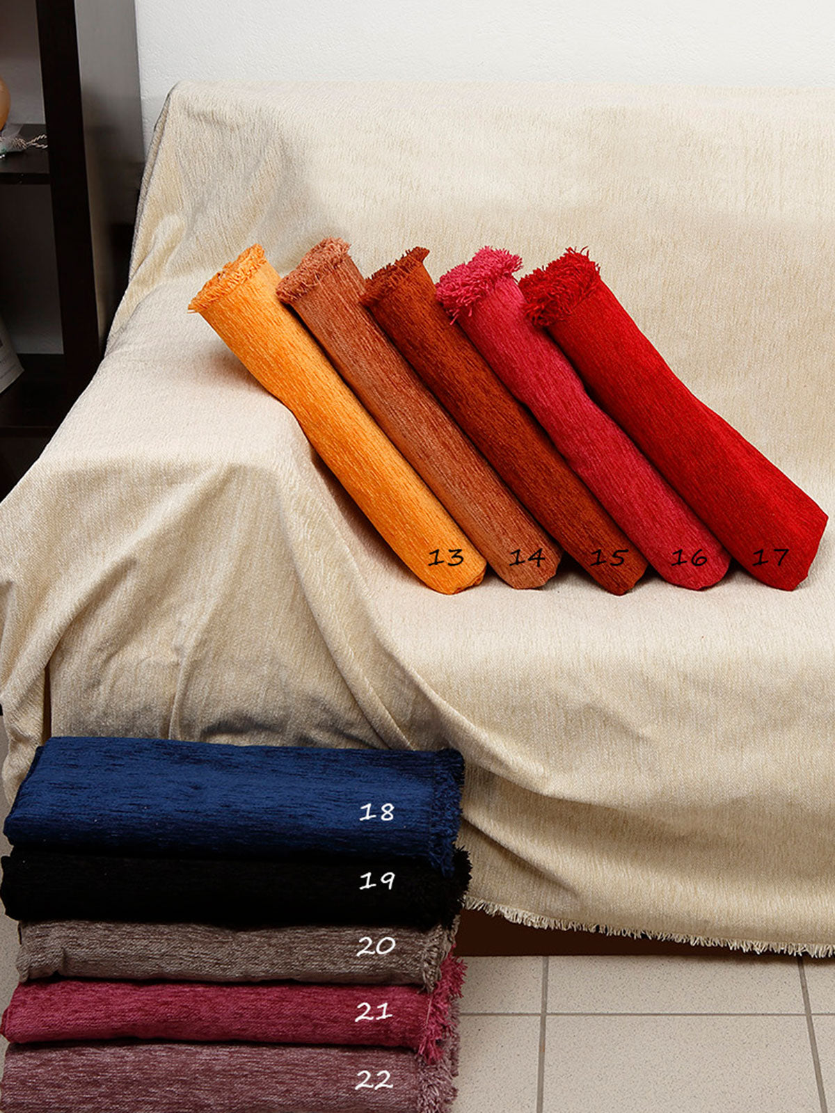 Ριχτάρι Σενίλ Rotten Apple Μονοθέσιο από την εταιρεία Sunshine Home