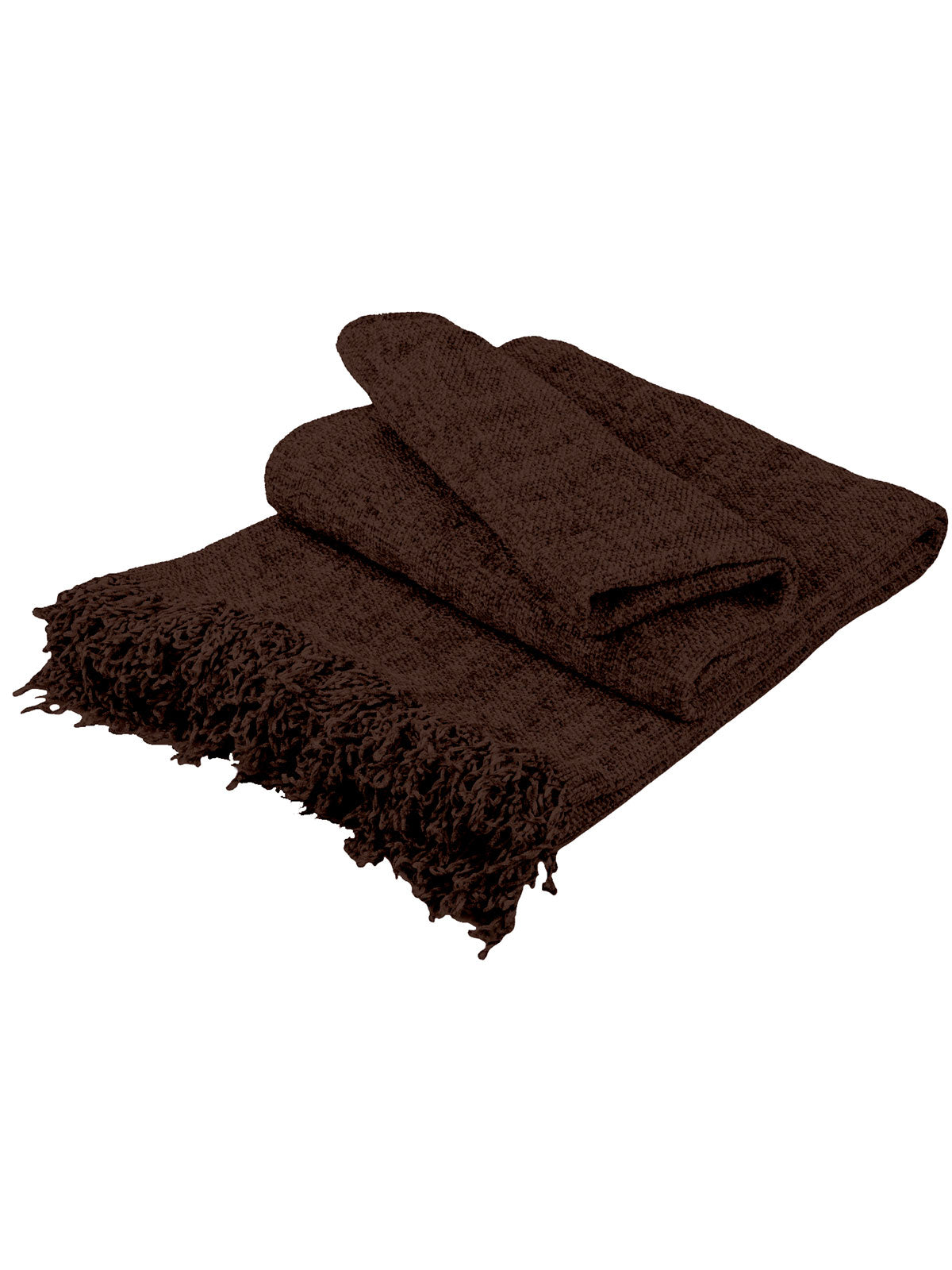 Ριχτάρι Σενίλ Dark Brown Μονοθέσιο από την εταιρεία Sunshine Home