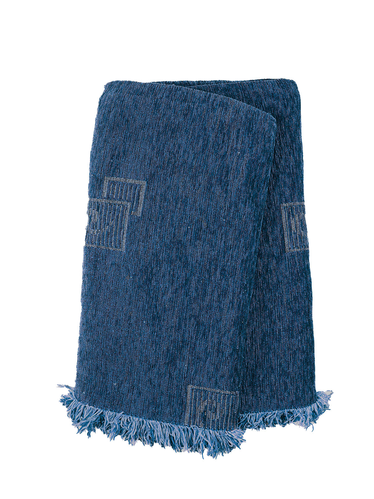 Ριχτάρι Σενίλ Ζακάρ Box Blue Διθέσιο από την εταιρεία Sunshine Home