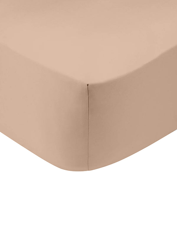 Κατωσέντονο Cotton Feelings με λάστιχο 110 Beige Ημίδιπλο (120x200+30) από την εταιρεία Sunshine Home
