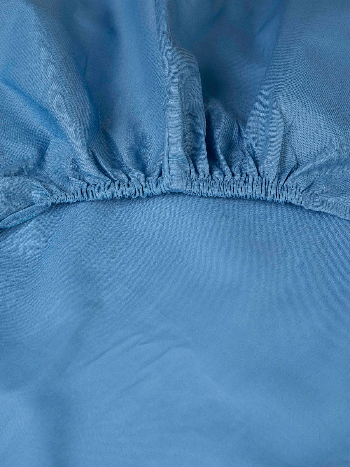 Κατωσέντονο Cotton Feelings με λάστιχο 104 Blue Ημίδιπλο (120x200+30) από την εταιρεία Sunshine Home