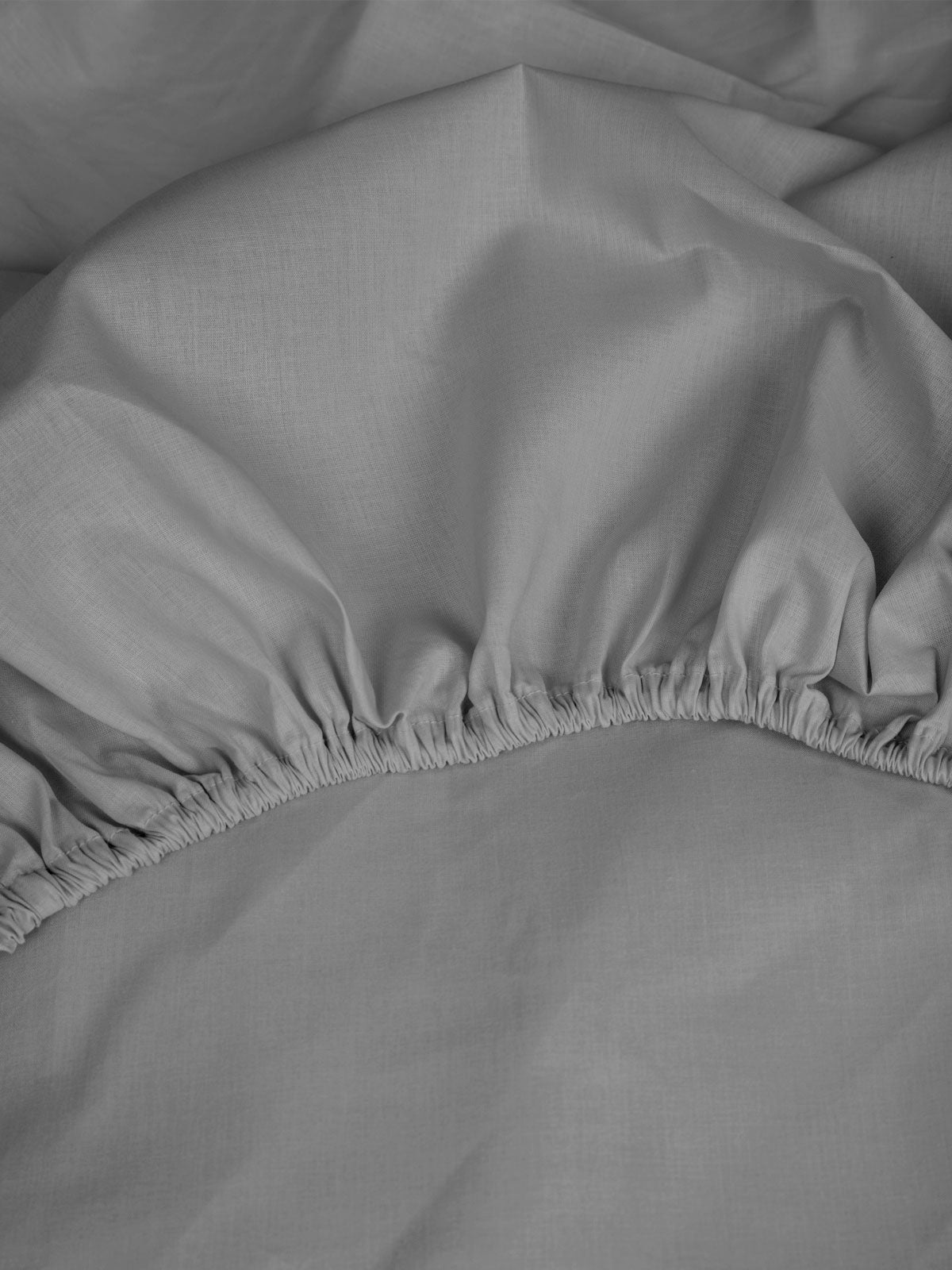 Κατωσέντονο Cotton Feelings με λάστιχο 107 Dark Grey Ημίδιπλο (120x200+30) από την εταιρεία Sunshine Home