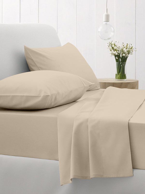 Κατωσέντονο Cotton Feelings με λάστιχο 109 Sand Διπλό (160x200+30) από την εταιρεία Sunshine Home